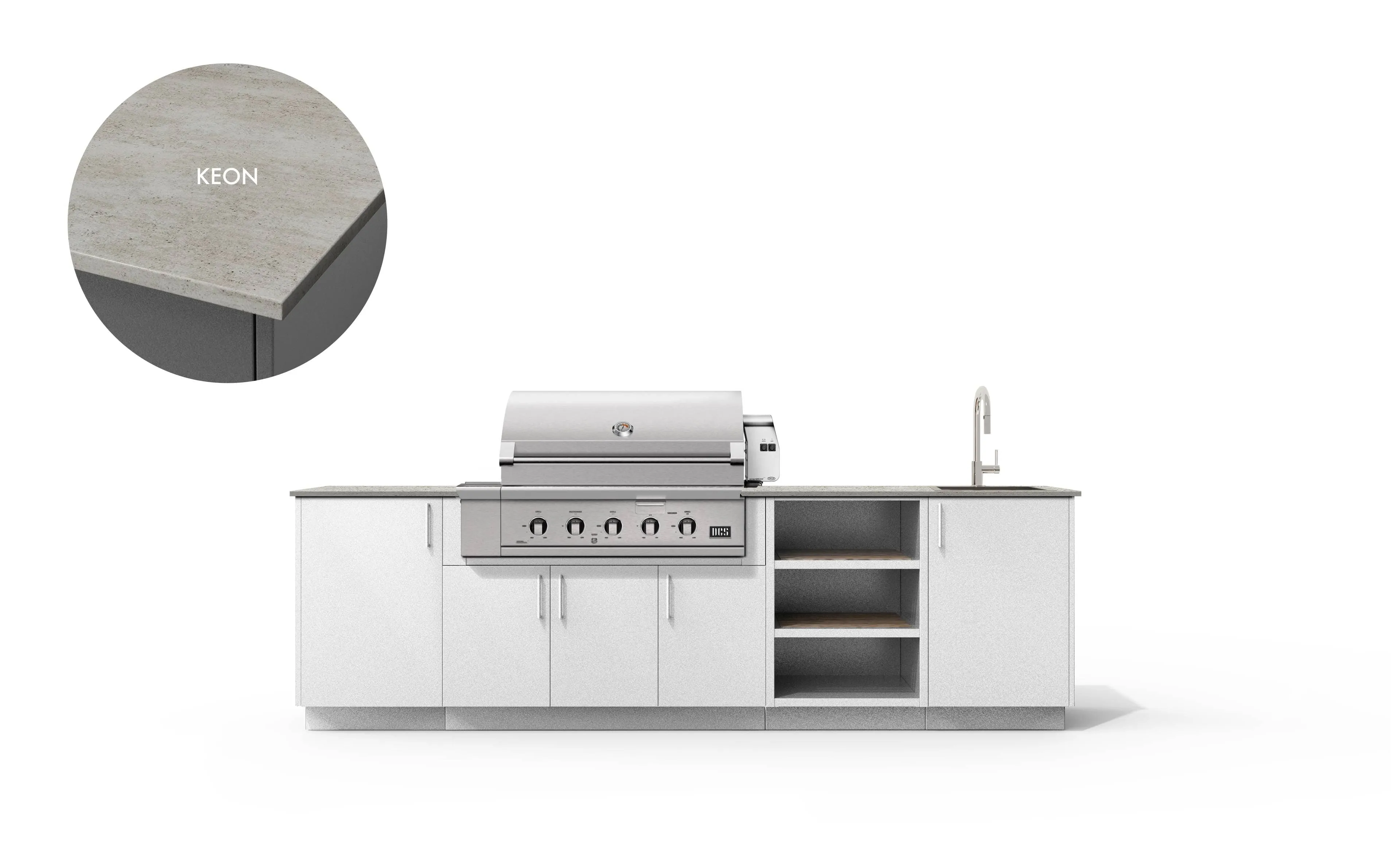 Urban Bonfire Mist 42 Outdoor Kitchen