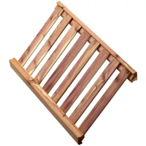 Ventilated Cedar Shoe Shelf