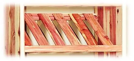 Ventilated Cedar Shoe Shelf