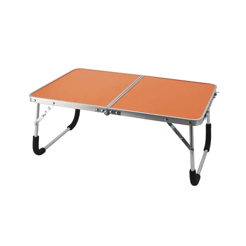 VILEAD Portable Folding Picnic Table Aluminum Ultralight Waterproof Foldable Hiking Camping Self Driving Travel 61*42*27 cm