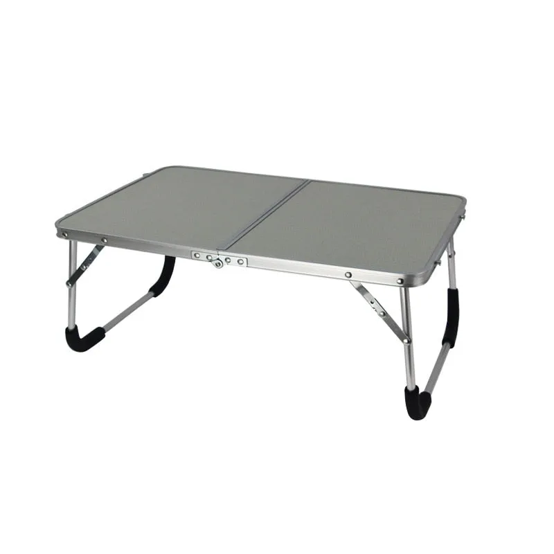 VILEAD Portable Folding Picnic Table Aluminum Ultralight Waterproof Foldable Hiking Camping Self Driving Travel 61*42*27 cm
