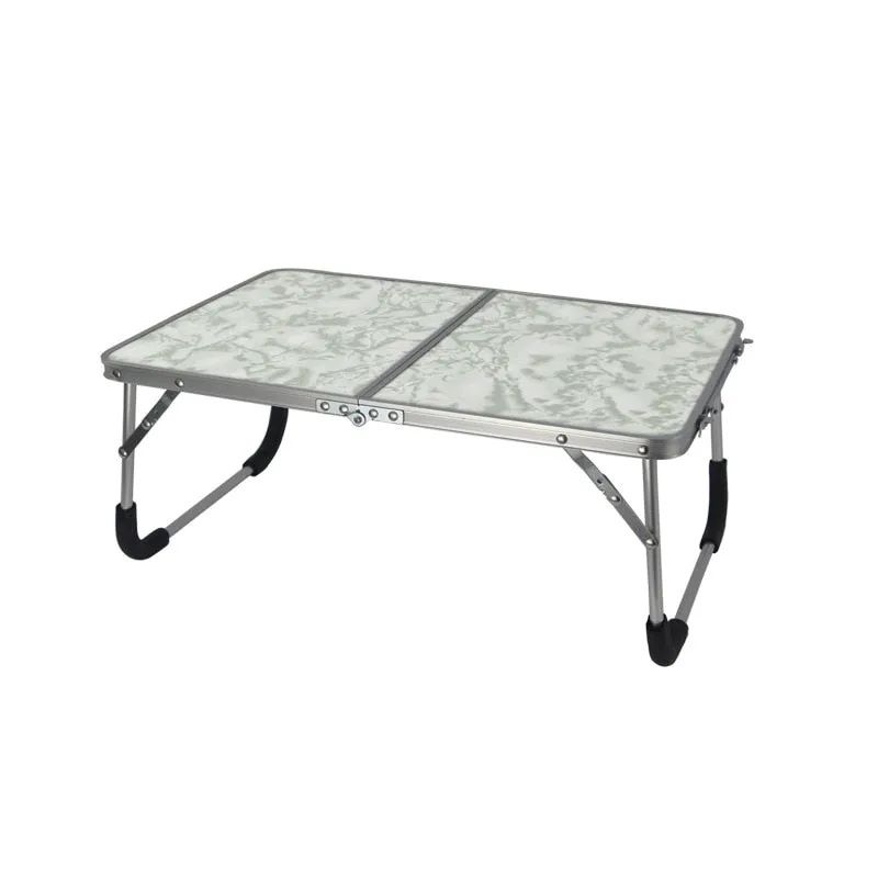 VILEAD Portable Folding Picnic Table Aluminum Ultralight Waterproof Foldable Hiking Camping Self Driving Travel 61*42*27 cm
