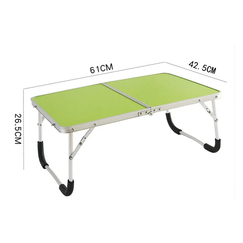 VILEAD Portable Folding Picnic Table Aluminum Ultralight Waterproof Foldable Hiking Camping Self Driving Travel 61*42*27 cm