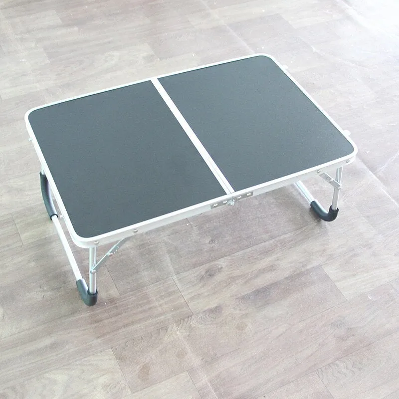 VILEAD Portable Folding Picnic Table Aluminum Ultralight Waterproof Foldable Hiking Camping Self Driving Travel 61*42*27 cm