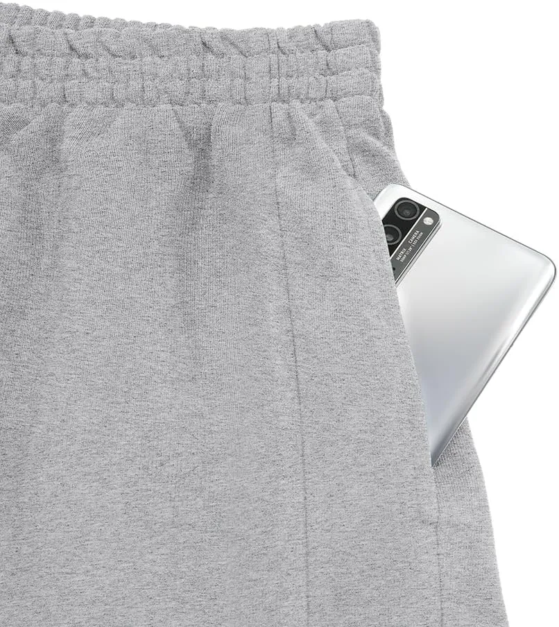 Womens Sweat Shorts Cotton Curved Hem Casual Lounge Short Workout Athletic Shorts with Pockets